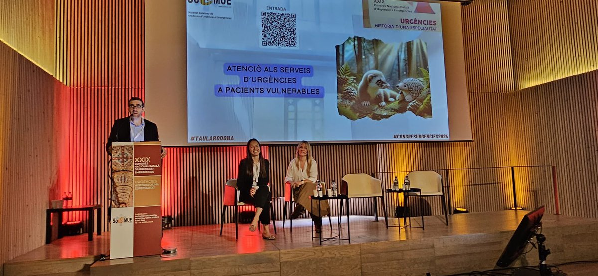 La Dra. Antolinez, referent de dolor i la Dra. Cuevas, referent de l’àrea social del Servei d’Urgències @harnaulleida han realitzat ponències excel.lents al #congresurgencies2024 @SoCMUE #orgullequip #somreferents #Lleida #salut