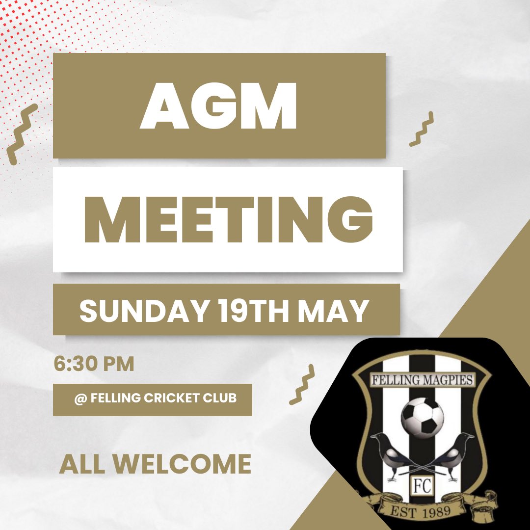 Please find information regarding the clubs AGM below ⚫️⚪️

🔗 fellingmagpiesfc.com/post/annual-ge…