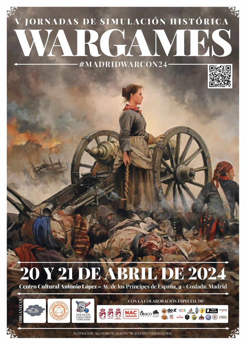 Este fin de semana estaremos colaborando en la #MadridWARCON por si quieres pasarte a conocernos