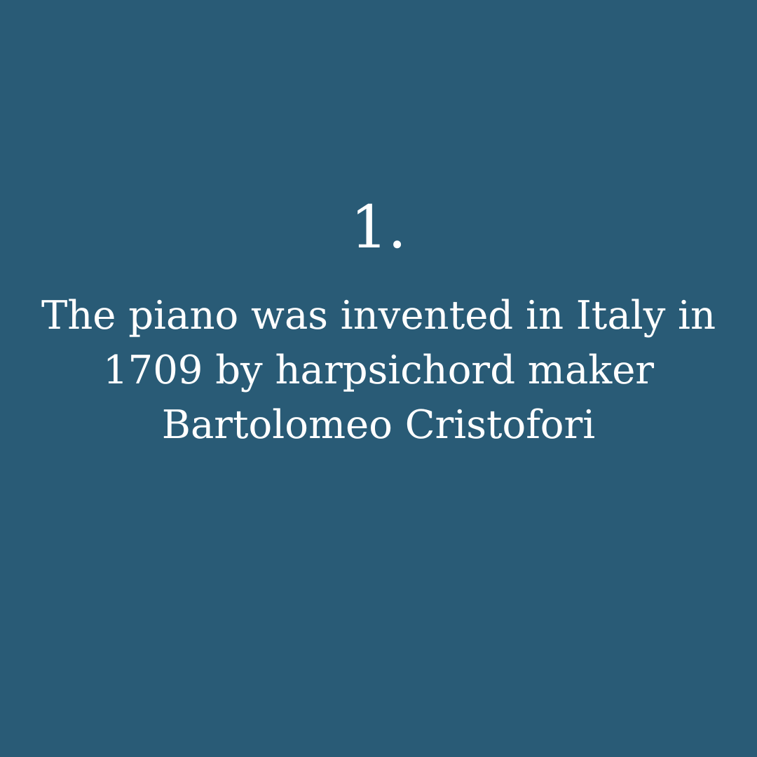 IjeomaVMS's tweet image. Did you know any of these piano facts? Learn more on my latest blog (link in bio).

#pianofacts #learnthepiano #funfacts