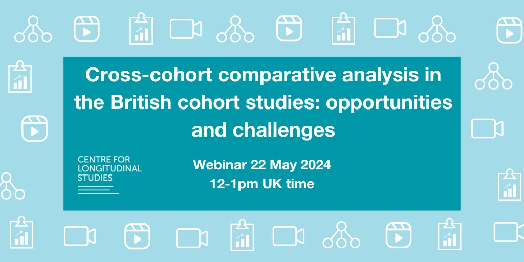 Interested in learning about how to approach comparative research? Join @davidabann and Dr Liam Wright on 22 May to hear about ways to tackle cross-study comparisons in the social and health sciences, drawing on the CLS cohorts. Register now: bit.ly/3QadMQx
