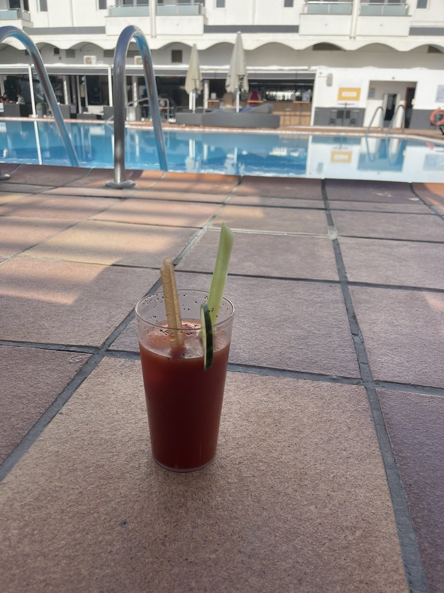 #FridayFeeling When you are travelling the #emotionaljourney of life there comes a time for a Friday morning Bloody Mary - accompanying me in building-up from the memories … x #drinksafely 🙏🏾