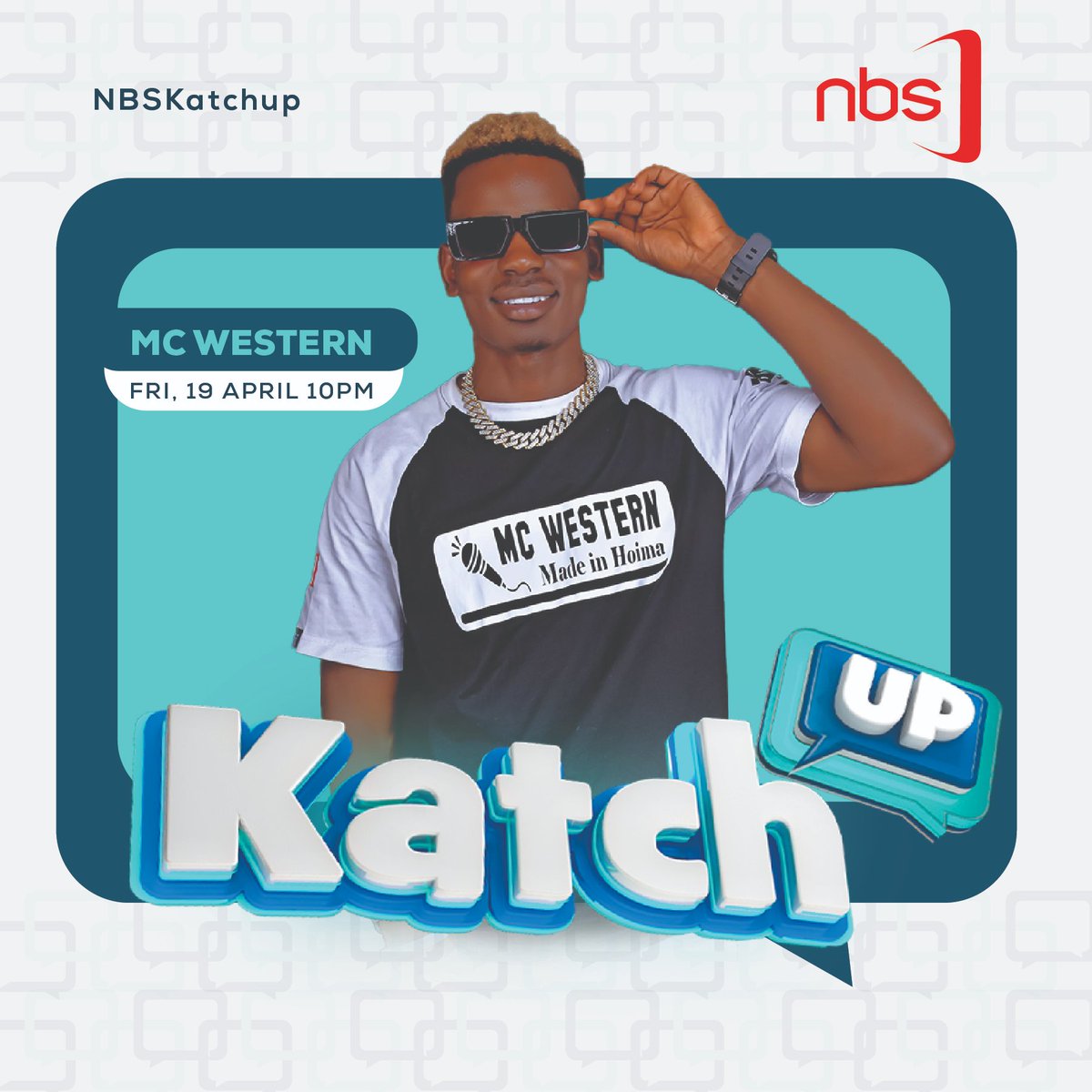 Get ready for a night of energy and vibes with MC Western on #NBSKatchUp! 🎶 Tune in as we groove to the best tunes and make tonight unforgettable. #NBSUpdates