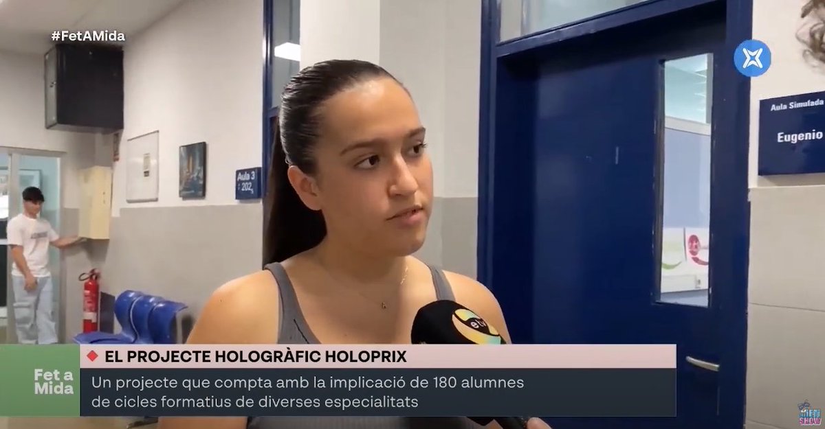 Holopix (@holopiix) on Twitter photo 📺📺
¡Connexió hologràfica en directe per TV!
📹 Fet a Mida - ETV
👾 Holopix
🏫 <a href="/iesteveterradas/">INS ESTEVE TERRADAS 🦄🎵</a>
🎙️ Ana Cuesta
👉 youtube.com/watch?v=esmCU4… 📺📺
¡Connexió hologràfica en directe per TV!
📹 Fet a Mida - ETV
👾 Holopix
🏫 <a href="/iesteveterradas/">INS ESTEVE TERRADAS 🦄🎵</a>
🎙️ Ana Cuesta
👉 youtube.com/watch?v=esmCU4…