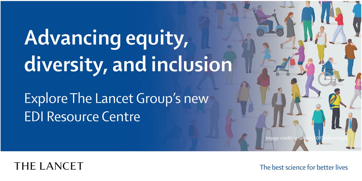 Equity, diversity, and inclusion are fundamental to achieving the UN Sustainable Development Goals - and to supportign the best science for better lives. Explore @TheLancet journals’ EDI-related research, commentary, podcasts and editorial initiatives 👉 spkl.io/60174vOvV