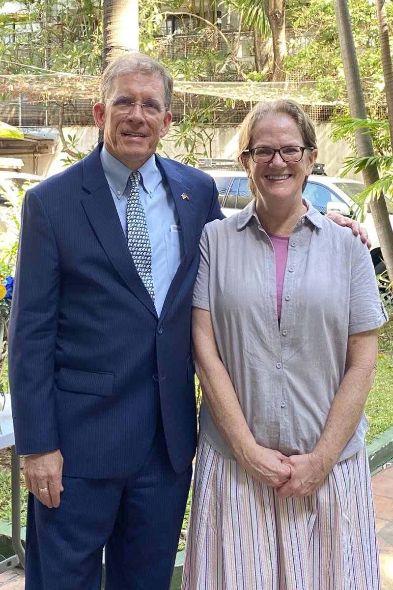 Behind the scenes supporting our great Peace Corps education volunteers across Cambodia is a fantastic, dedicated @PCCambodia staff! I stopped by today to express appreciation for their dedication and contributions to understanding between our two countries.