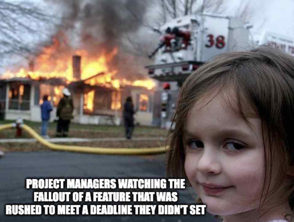 bukki_o's tweet photo. Dear Project Managers,
It's Friday! Let's show some humour and have a little fun by sharing our favorite project management memes.
I’ll go first!
#projectmanagement #projectmanagementmeme
#projectmanager https://t.co/jNM0fpPnsW