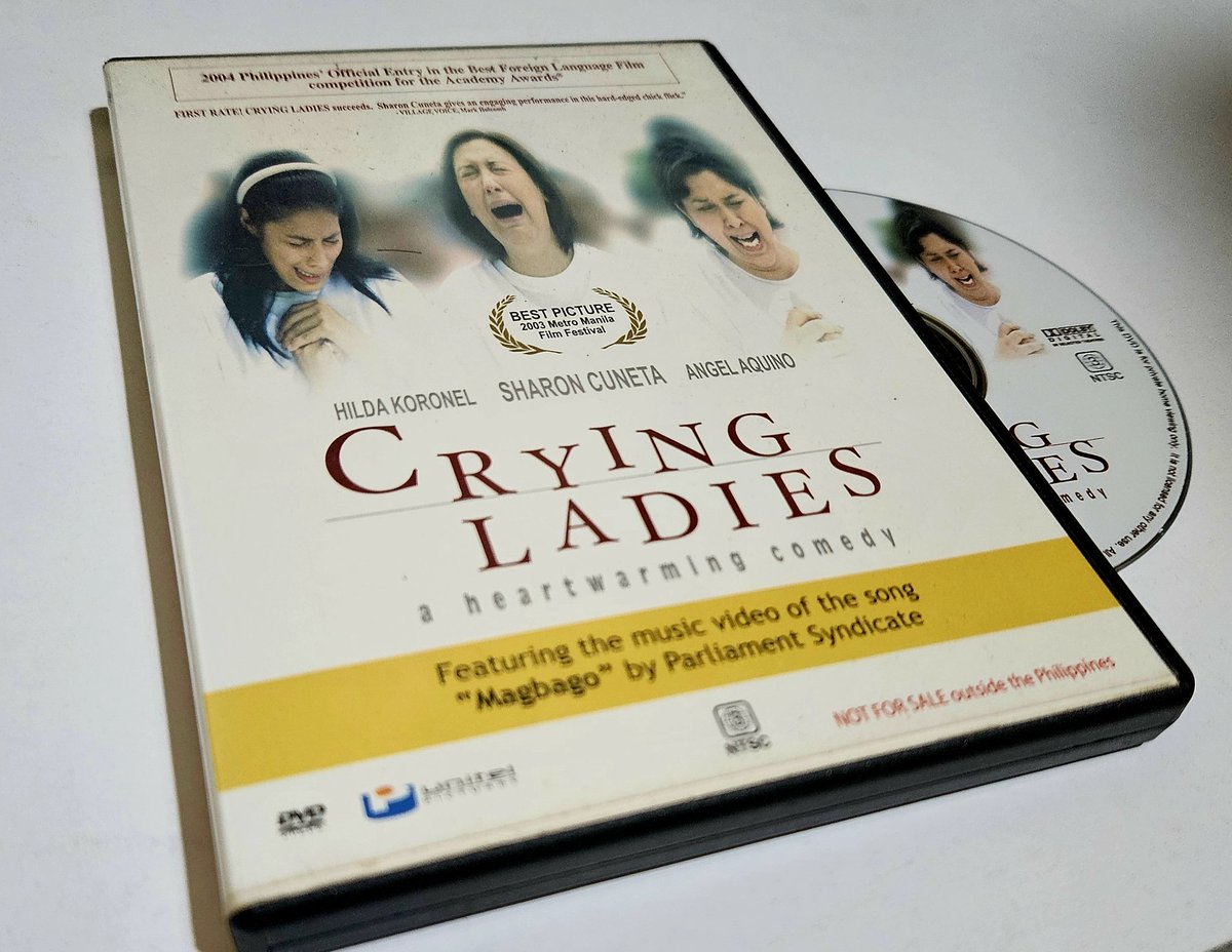 bwjohndc's tweet photo. 💿//[🎬] #74
Crying Ladies (2003)
Director: Mark Meily

#CryingLadies 
#SharonCuneta #filmtwt https://t.co/8i3LYTRe48