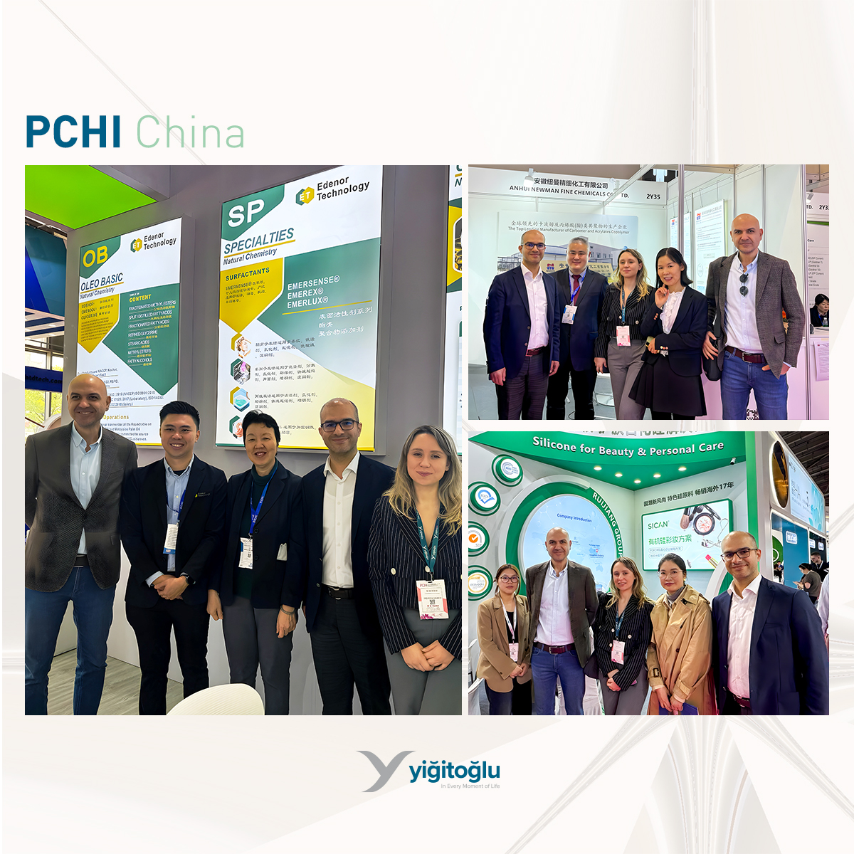 🌟 Team Yiğitoğlu's Remarkable Journey at FIC & PCHI China! 🌟
We're thrilled to share snapshots of our vibrant team at the Food Ingredients China (FIC) and Personal Care and Homecare Ingredients (PCHI) fairs. #YiğitoğluAdventures #FICChina #PCHIChina #InnovationInHealth