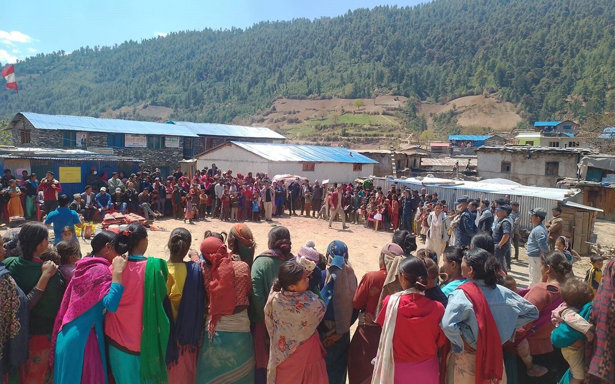 umnnepal's tweet photo. 𝐑𝐞𝐜𝐞𝐧𝐭 𝐭𝐫𝐚𝐢𝐧𝐢𝐧𝐠 𝐢𝐧 𝐌𝐮𝐠𝐮!

Read more at https://t.co/bSrEXvOMht

#childfriendly #schools #earlychildhooddevelopment #teachinglearning #disasterresponse #training #simulation #UMNMugu #landslide #fire #earthquake #roadaccident #UnitedMissiontoNepal https://t.co/AvflLUPMUS