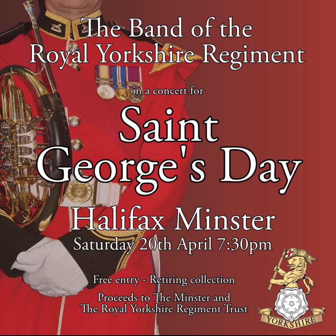 🎶 Looking for Saturday night plans? Join us for a FREE concert at @HalifaxMinster tomorrow night for our St. George’s Day themed event! 🏴󠁧󠁢󠁥󠁮󠁧󠁿 We can't wait to see you there for an evening of music and entertainment. #HalifaxMinster #StGeorgesDay #ConcertNight 🎵