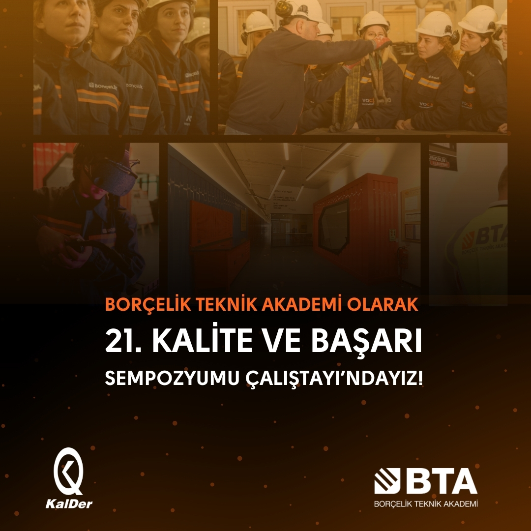 borcelikakademi's tweet photo. KalDer tarafından 21. Kalite ve Başarı Sempozyumu kapsamında 6 Mayıs Pazartesi günü düzenlenecek çalıştaya Borçelik Teknik Akademi olarak biz de katılacağız. Online olarak gerçekleşecek çalıştaya kayıt yaptırmak için; senem.gulesce@kalder.org ya da 0224 241 60 10 https://t.co/xW76eIuvOw