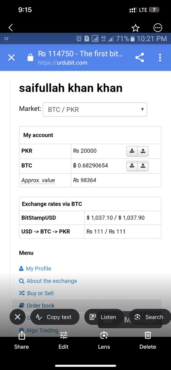 BitcoinB4's tweet photo. My LAST TIME #bitcoin purchasing was the prise of $ 1037 the value in pkr was only 98364 Rs on urdubit #pakistani exchange 
#Bitcoin #crypto #binance #Ethereum #BitcoinHalving #Memecoin2024 #Altseason2024 #Bullrun2024 https://t.co/FiTW2F6M5C