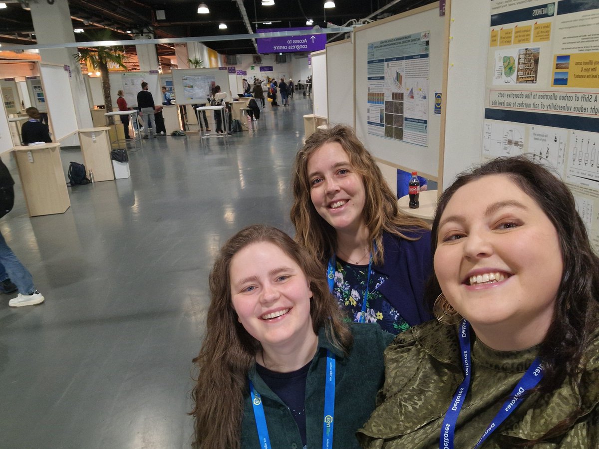 Today is a big day if you like #deltas #estuaries or #wetlands at #EGU24. This morning posters at X1 and this afternoon at 16.15 oral presentations at G1 

Conveners are ready! <a href="/anne_baar/">Anne Baar</a> @alvitello1 @LisanneBraat