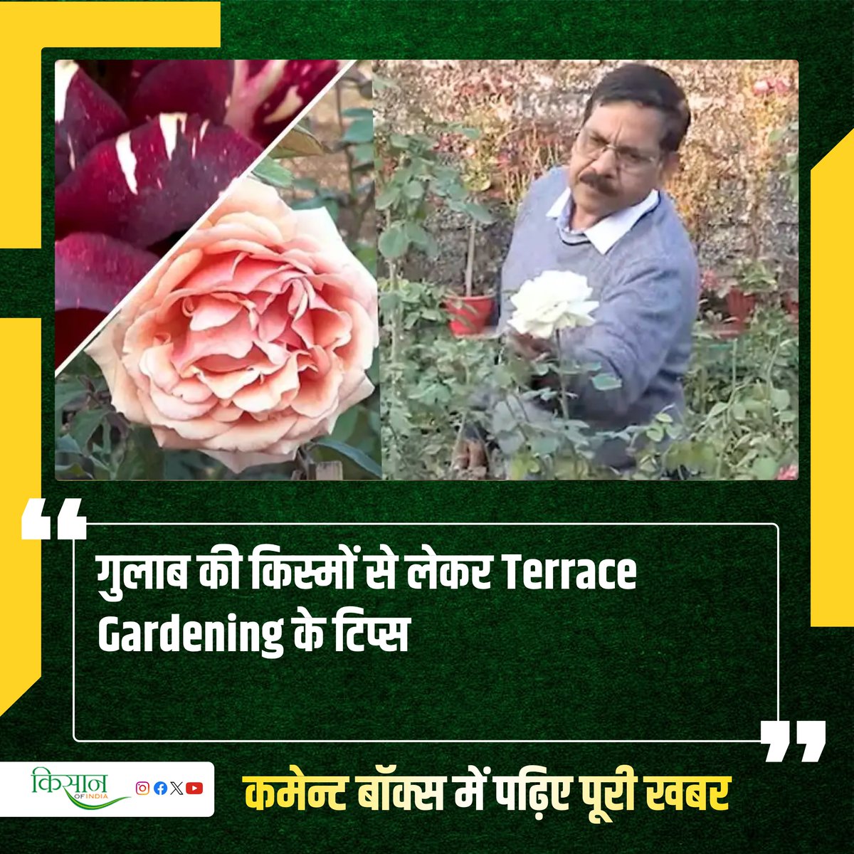 रेलवे में नौकरी करने वाले अनिल शर्मा कैसे नौकरी और अपने इतने बड़े गार्डन की अकेले ही देखभाल करते हैं,जानिए पूरी कहानी इस लेख में।
#Railway #AnilSharma #terrace #Gardening #KisanOfIndia