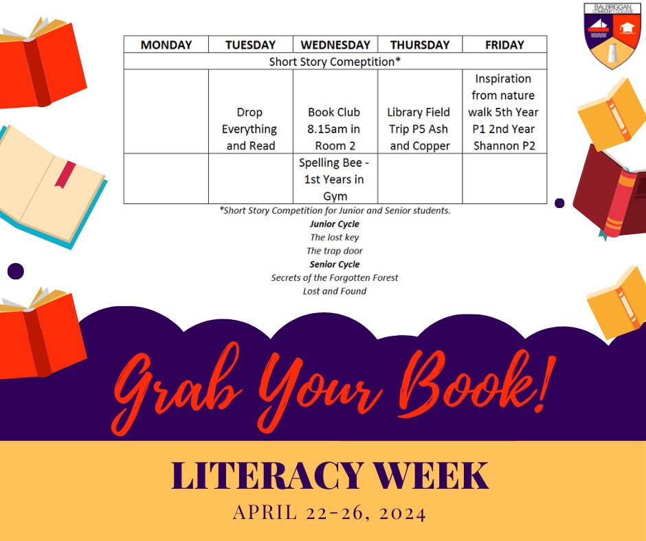 We have another exciting week planned for Literacy Week next week 😄 #Teamddletb