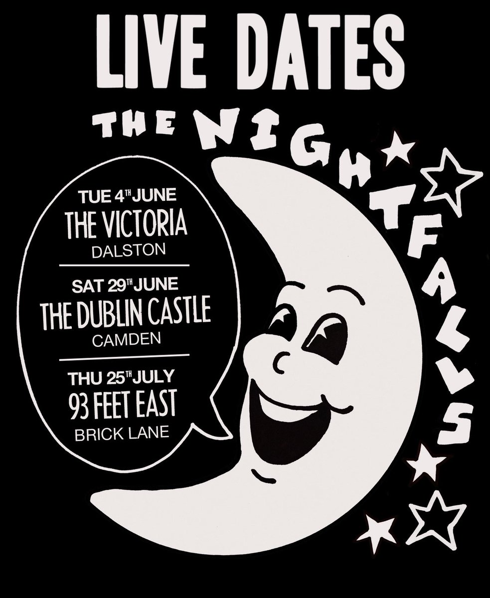 LIVE DATES!

Come see The Nightfalls LIVE

Tue 4th June: The Victoria DALSTON

Sat 29th June: The Dublin Castle CAMDEN 

Thu 25th July: 93 Feet East BRICK LANE
