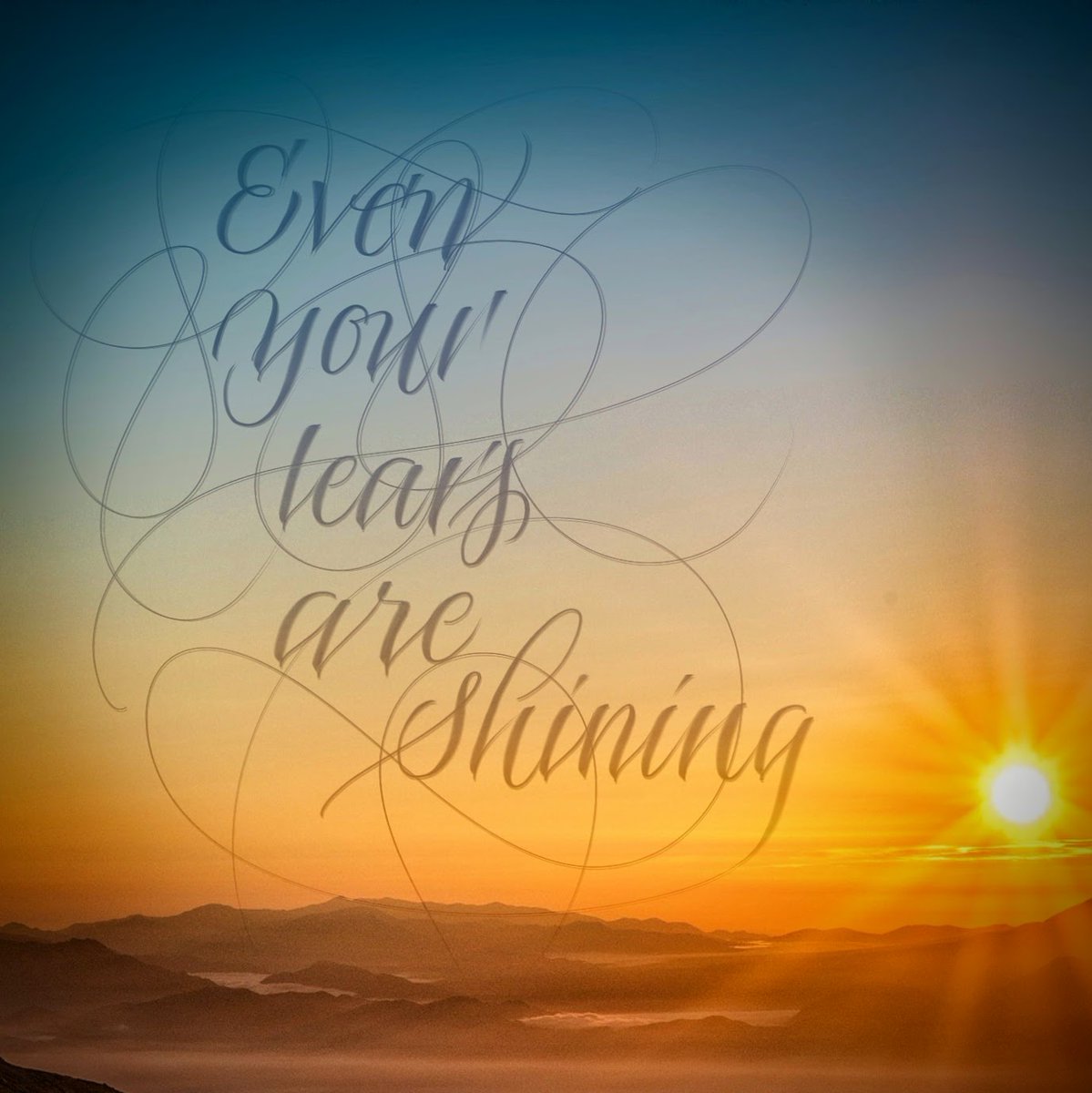 HNCalligraphy's tweet photo. Even your tears are shining✨
#digital_calligraphy https://t.co/SqfWb2tu0b