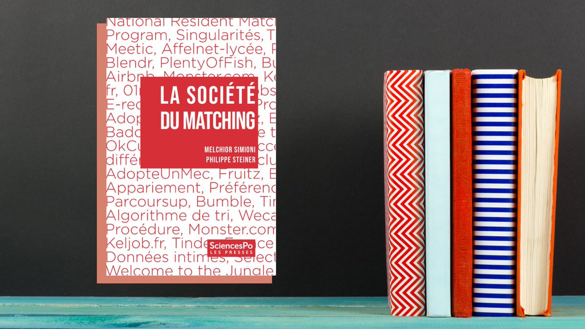 #VendrediLecture 📚 Les algorithmes de tri impactent désormais plusieurs étapes décisives de nos vies. 👉 Une modification de notre rapport au collectif qu'analysent les sociologues Philippe Steiner et @MelchiorSimioni dans 'La société du matching' : sorbonne-universite.fr/parutions/la-s…