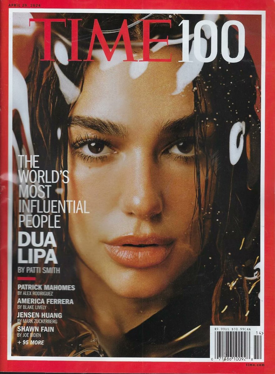 We have the new #DuaLipa #TIME100 cover issue in stock! Selling out quickly! Grab it whilst you can 👀 Order Link: yourcelebritymagazines.com/collections/du… @dlipahungary