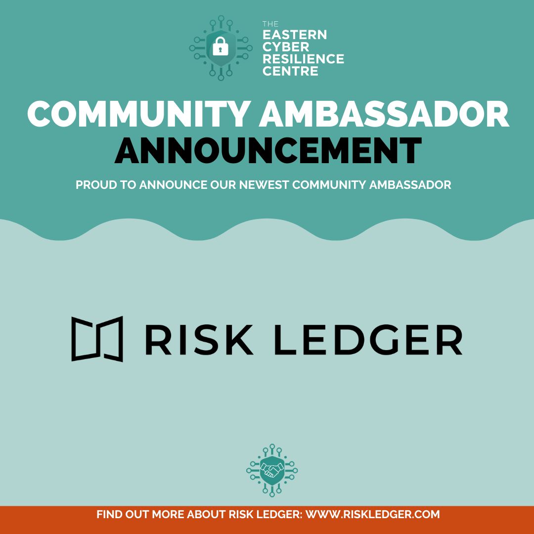 📢Community Ambassador Announcement - @RiskLedger 📢 Risk Ledger are a cyber security company dedicated to securing the global supply chain. They promote a ‘Defend-As-One’ approach in their practice. Find out more about them here 👉 bit.ly/3JsPhdH #ECRC #cyberresilience