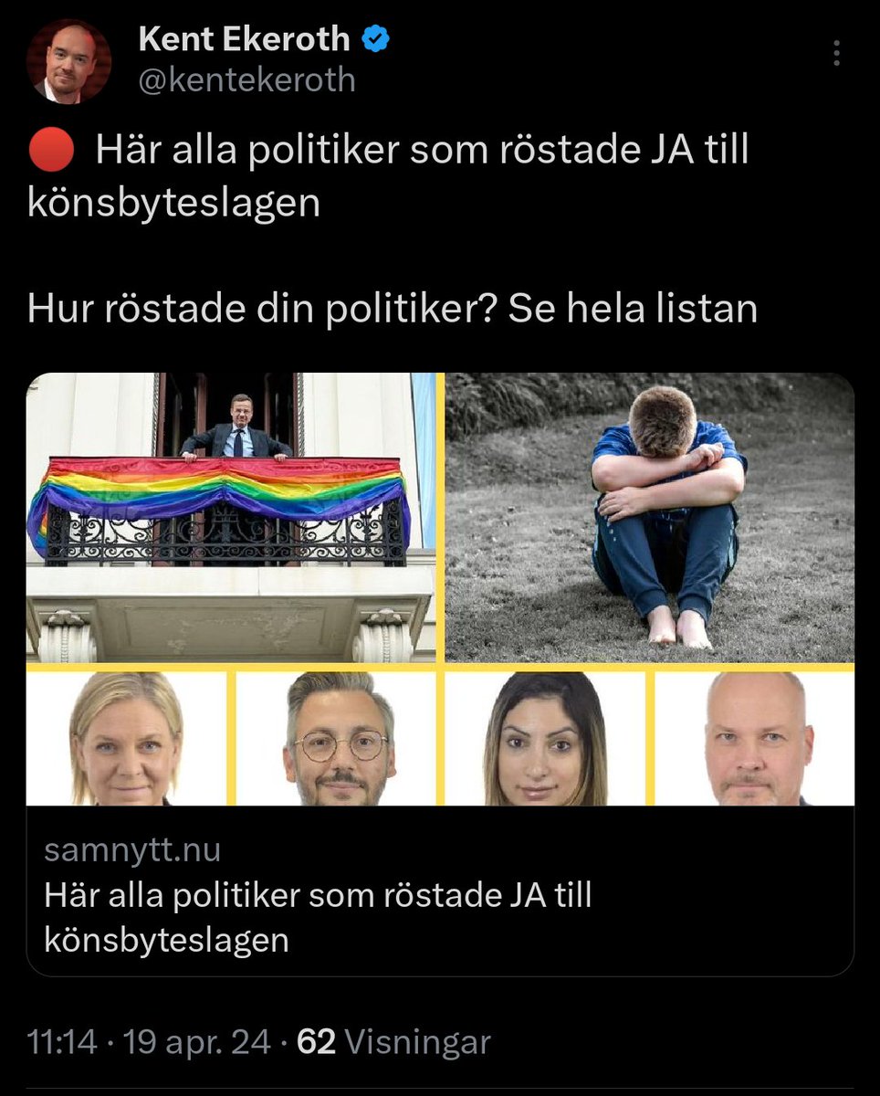 Regeringens stödparti.