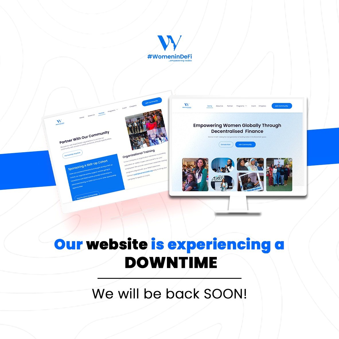 Website down ❌️ but Access not denied✅️ 👇🏽 Apply to join the WOMENINDEFI community! docs.google.com/forms/d/12mBRQ…
