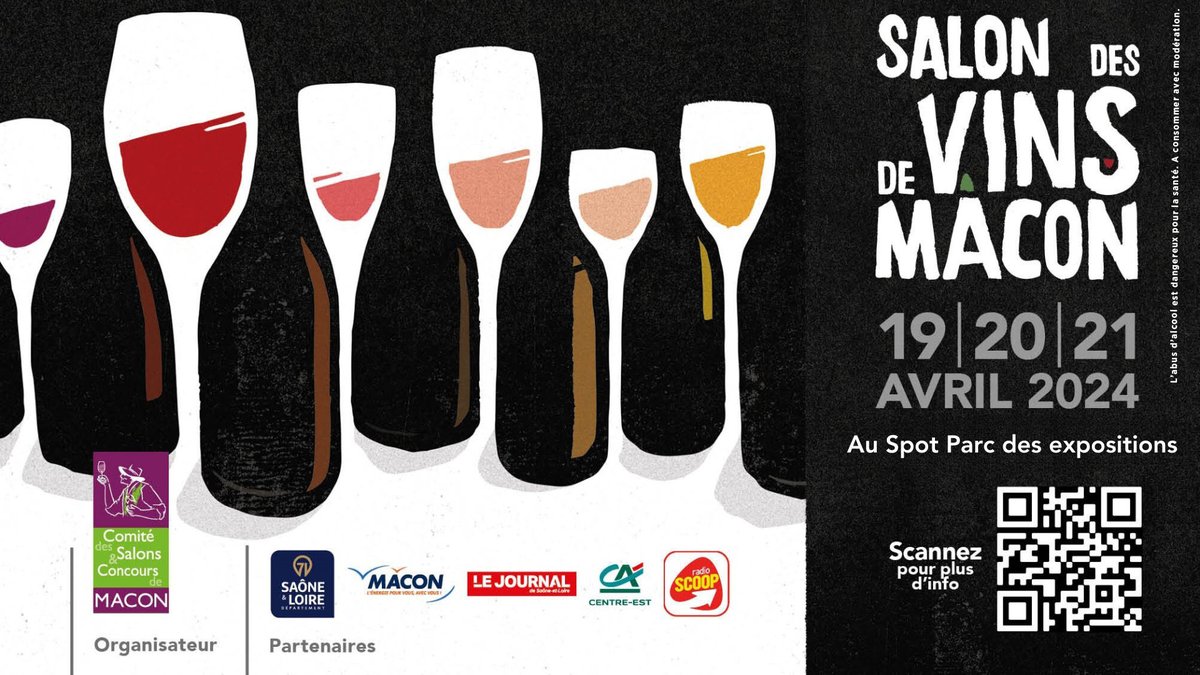 🍇 Jusqu'à dimanche RDV au Salon des Vins de Mâcon ! + de 90 stands avec une diversité d’appellations. Retrouvez également une vingtaine de stands de dégustation entre gastronomie et produits associés ou dérivés du vin. 1 entrée achetée = 1 offerte 👉 credit-agricole.fr/content/dam/as…