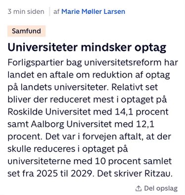 Tudetosset. Ny politisk aftale reducerer optaget af ingeniører i en tid, hvor vi mangler en masse kloge hænder og hoveder til den grønne omstilling. I #dkgreen higer vi efter flere skarpe ingeniører, mens #dkpol skærer ned for optaget af ingeniører