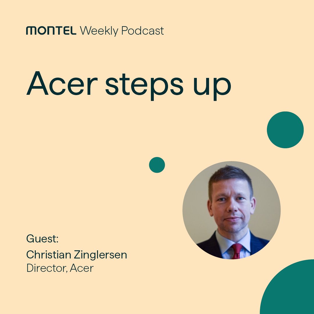 🎧 New episode of #MontelWeeklyPodcast! 🌍 ACER steps up, tackling complex tasks in automated markets, expanding the REMIT framework, and harnessing new investigatory powers. How will ACER boost its brand in Europe? Listen here: montelnews.com/multimedia/mon… #EnergyRegulation #EU