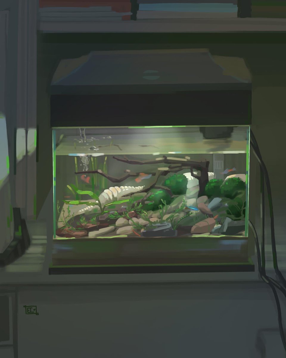 Pleinairpril - our little aquarium