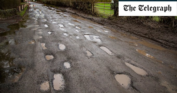 Across the UK, the ever increasing number of dangerous potholes is one of the main concerns of motorists.
Unless action is taken urgently to fix them, voters will express their anger at the General Election.