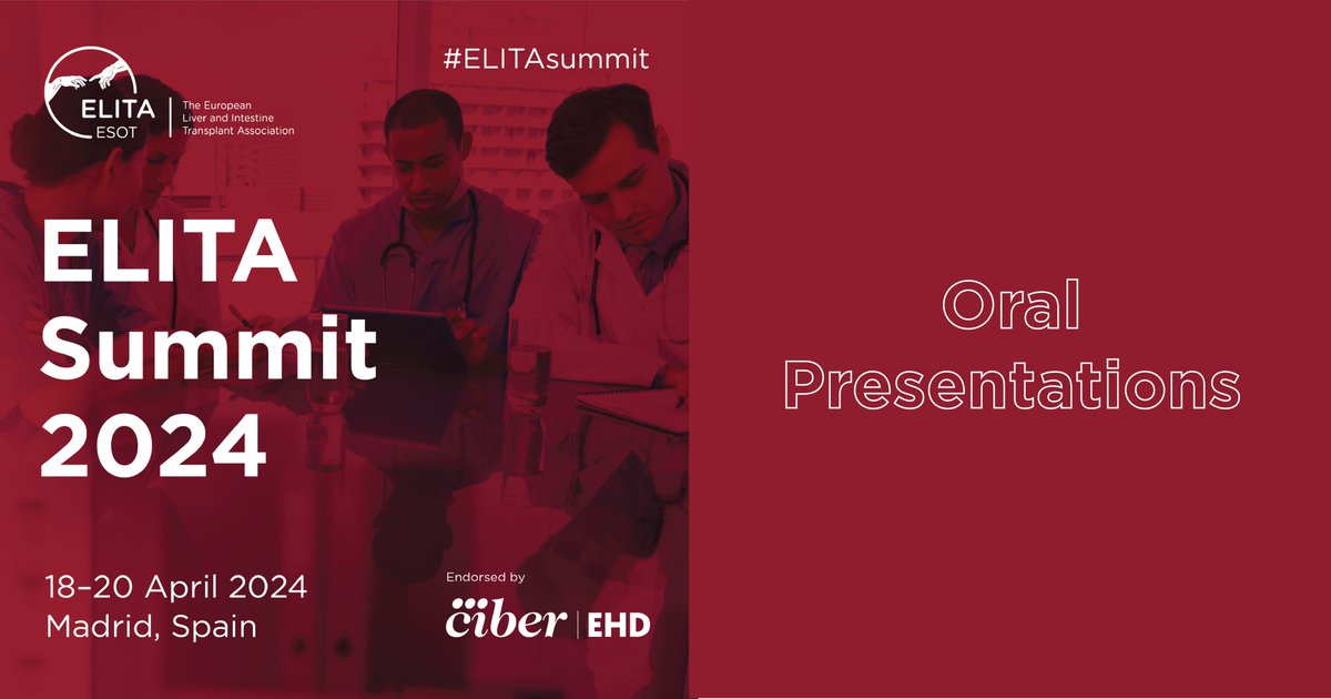 Oral presentations are underway for the #ELITAsummit - Consensus chaired by @pdline & @MCerisuelo. Follow the link below to read more about the various topics that will be discussed. esot-elita2024.process.y-congress.com/ScientificProc…