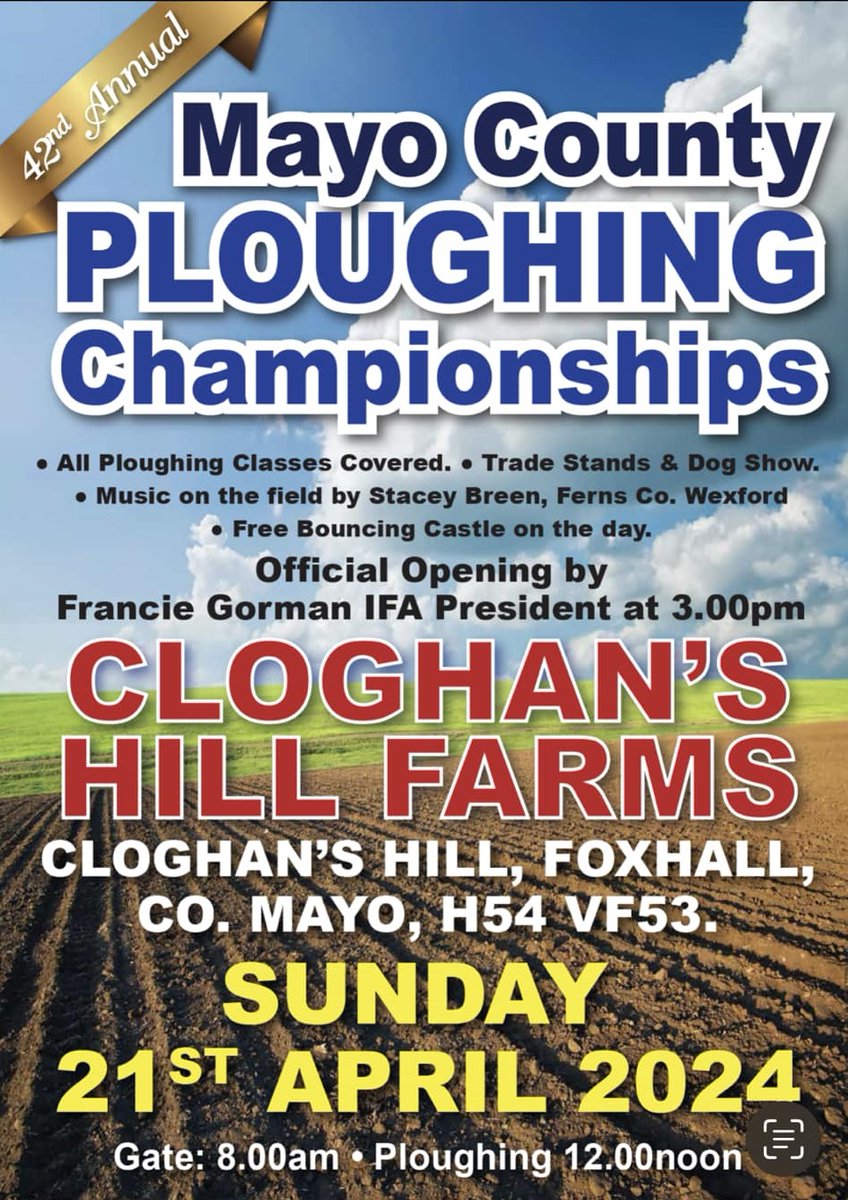 All roads lead to south Mayo for the Ploughing Championships this weekend con-telegraph.ie/2024/04/19/all…