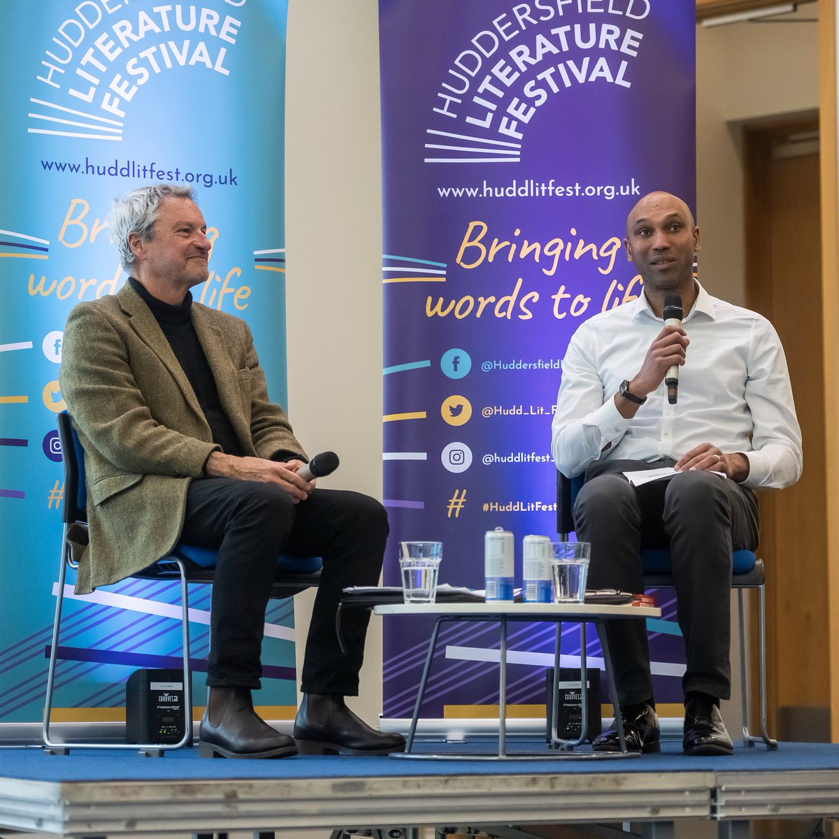 Thank you @gavinesler @Hudd_Lit_Fest @MichelleH_Hudd & the fantastic West Yorkshire audience for the lively conversation last night about Gavin's new book 'Britain Is Better Than This' - the festival is going on until 28 April, more details 👉🏽 huddlitfest.org.uk