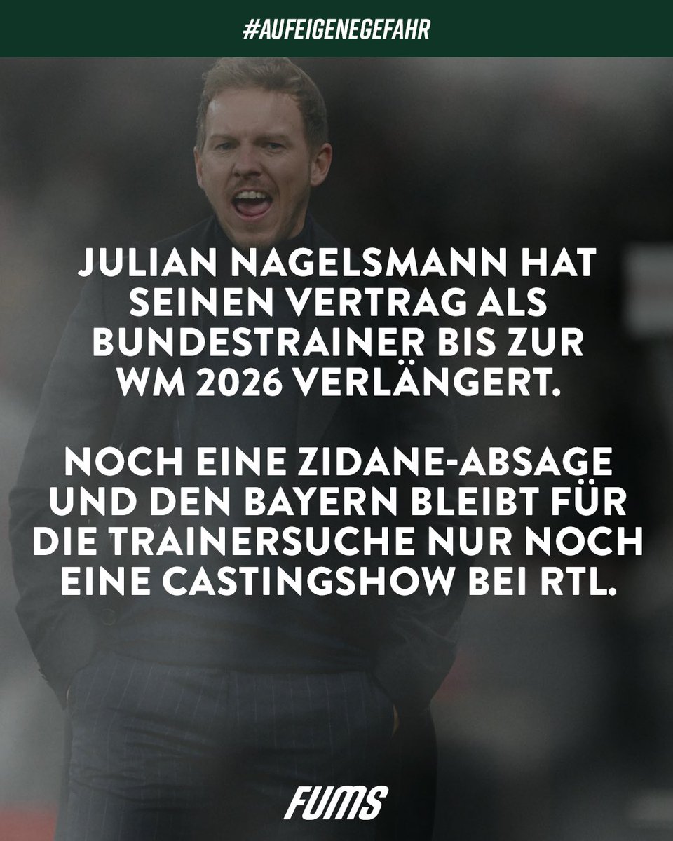 Völlig losgelöst von den Bayern. #Nagelsmann #DFB #FCB ___ Im Recall: @fums_magazin