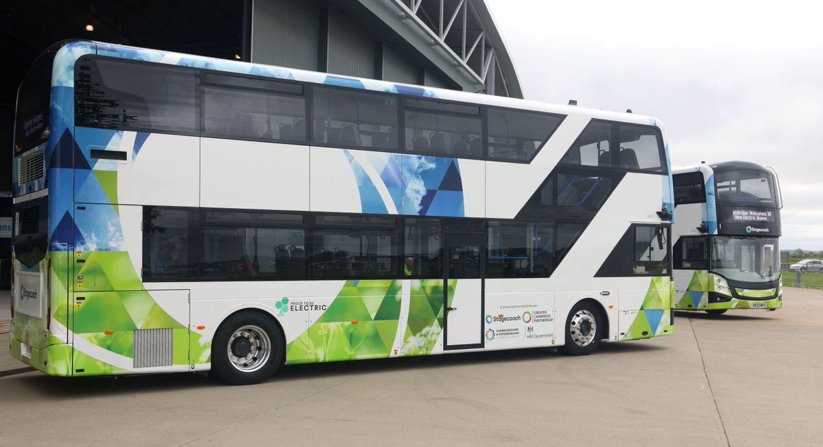 We’ve featured plenty of electric cars and electric trucks, now it’s time for electric buses! These double-deckers entered service with @Stagecoach_East last year – many delivered on MICHELIN X InCity tyres. #michelintyres #stagecoach #stagecoacheast