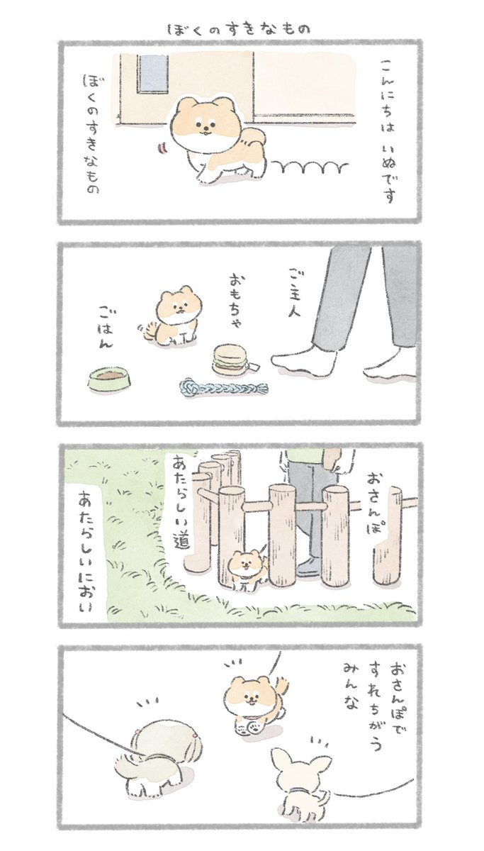 柴犬さんのすきなもの
#こんにちはいぬです 