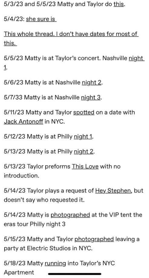 1989healy's tweet photo. Matty and Taylor full relationship timeline on how they first met until now https://t.co/sxzGevkusE