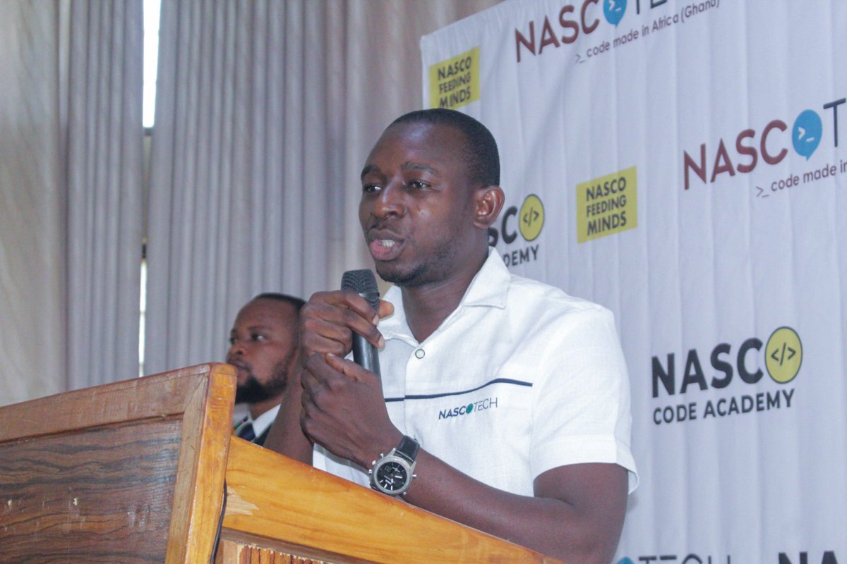 Nasco Code Academy launched to offer software engineering skills to the youth. Full scholarships by @nasco_ict . Practical solutions against #unemployment and #migration @evavidaleva @thePOE_T @ChiefMoomen @GiovaniCaleb @DannyOTuffuor @godwinnamboh