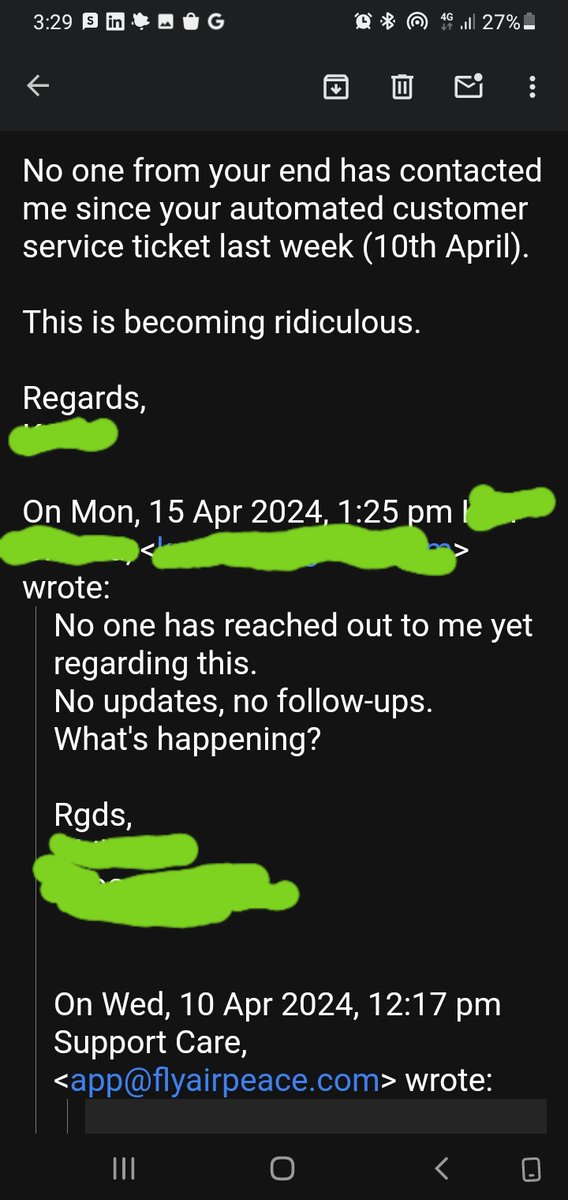 KarlOnuora's tweet photo. @flyairpeace Good morning,
As you suggested yesterday, attached is the evidence of my email to your team. 
I couldn't send you a DM bcos i'm not a Premium X/twitter subscriber.
Please help resolve. Thanks. https://t.co/QrN09RCXzl