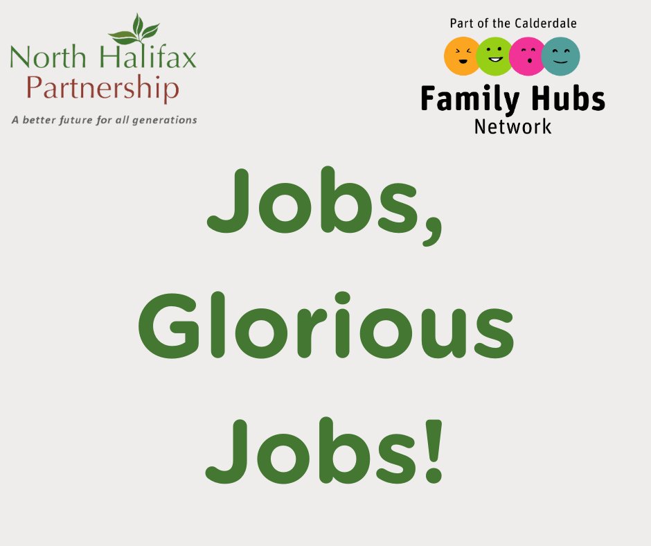 📢We have some fantastic opportunities to join our team! We have a position at Wellholme Park and Elland. You won't want to miss out on these fantastic opportunities ⏲️ Check out the website for more 👇 northhalifaxpartnership.org/work-with-us/