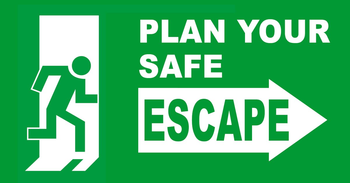 Did you know your escape plan should include knowing where the door keys are & extra time to wake & evacuate children❓ Make sure to plan your escape route & practice is regularly to keep it fresh in your minds in case of an emergency! 🏃‍♀️🏃‍♂️ Our advice: ow.ly/1IFL50RjCUQ