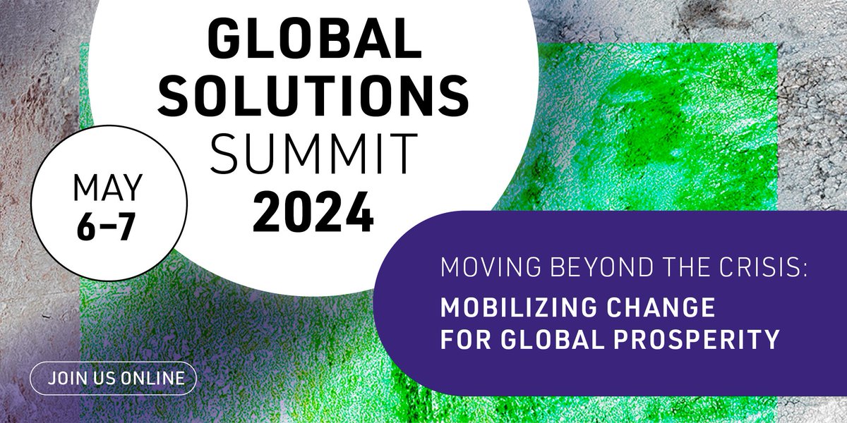 We are officially 2 weeks away from the Global Solutions Summit 2024! Don’t miss out on what is sure to be a dynamic and insightful experience, with guests and speakers from all around the world. Stay tuned for details! 📌Register here to join us online: form.talque.com/new/org/2xdI6J…