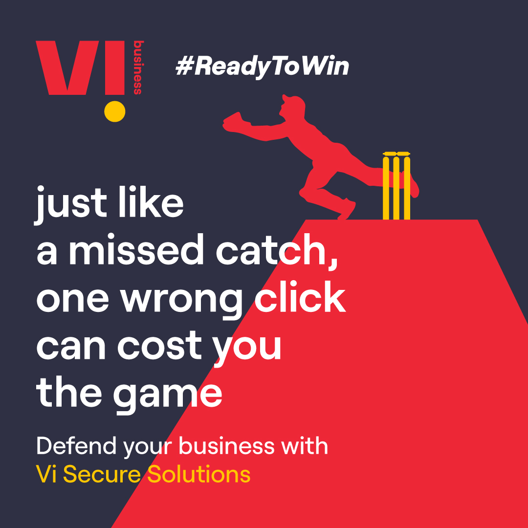 ViBusinessIndia's tweet photo. Amp up your business’ security game with our Vi Secure solutions : https://t.co/BMl67Zki2b
#ReadyToWin #ReadyForNext #ViSecure #CyberSecurity #CyberThreats https://t.co/7N9A7881Li