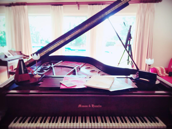 Benmont Tench: 'The piano I play at home I got 7 or 8 years ago, and Nicky Hopkins played it at his house. It’s a Mason and Hamlin 1928 grand piano. It has a beautiful, beautiful sound; I can’t walk by without playing it, and if I sit down with it at night, I’m not leaving until