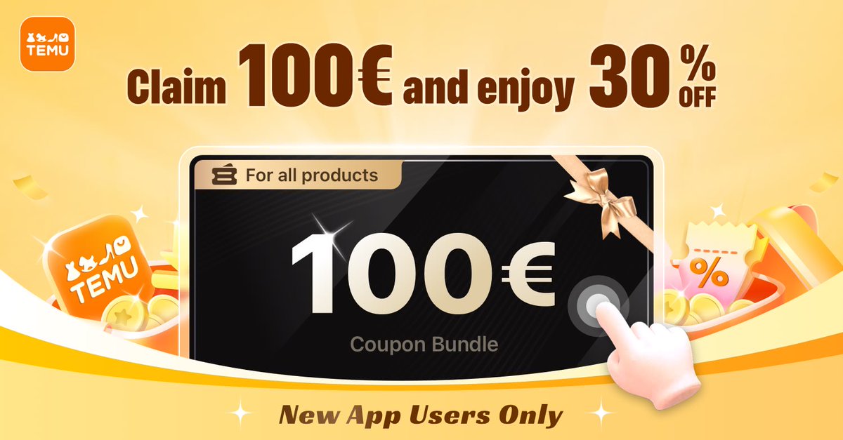 ⭐️Click the link temu.to/m/eytpymd7a4g to get 💰100€ coupon bundle or ⭐️ Search acl785160 on the Temu App to get 💰30% off discount !!