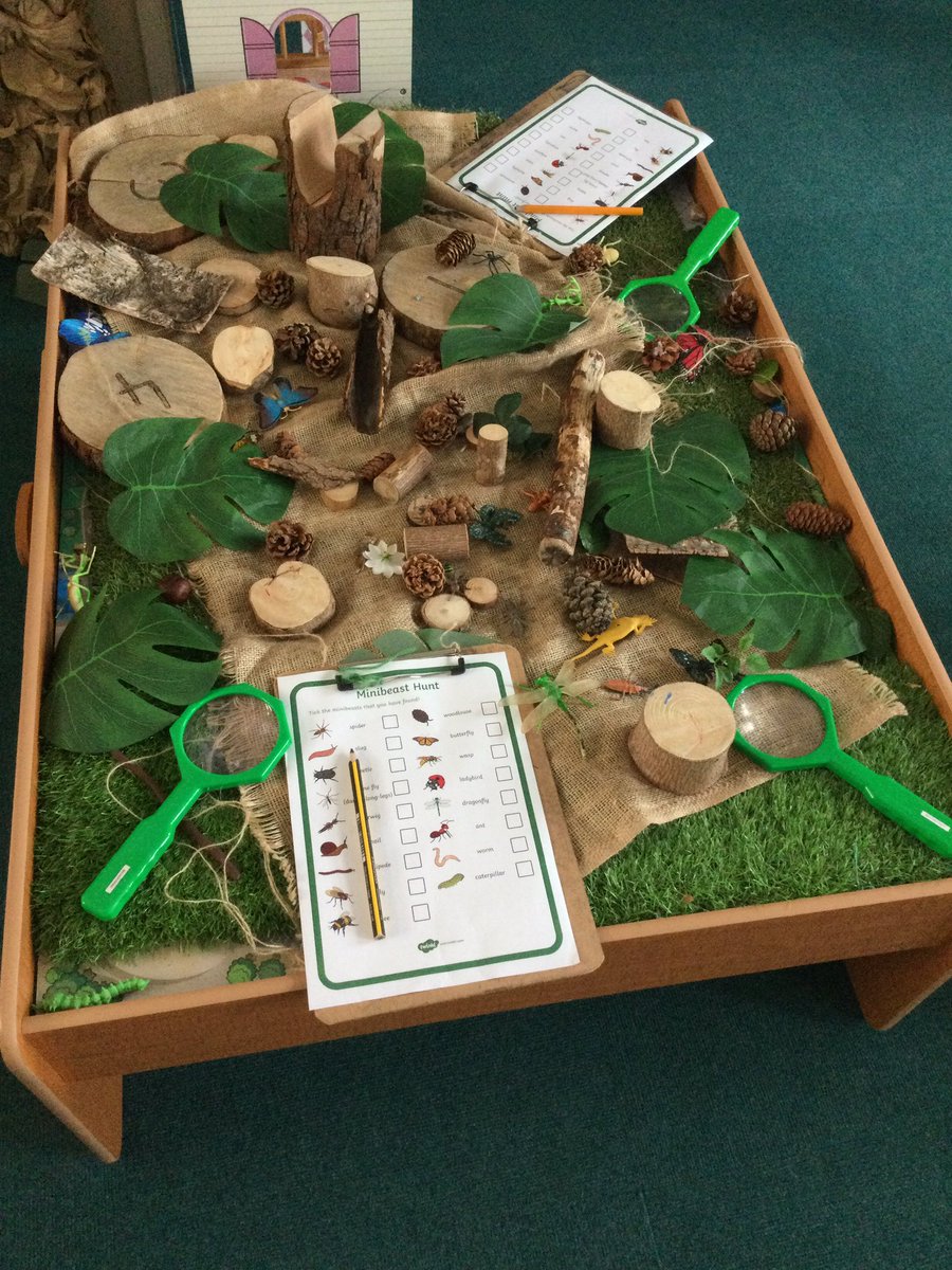 Nursery are having a great time learning about minibeasts!