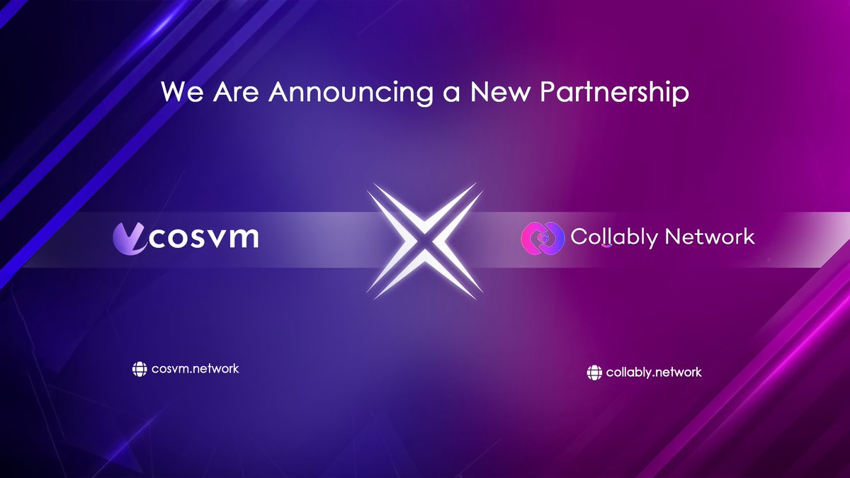 We're thrilled to announce our new collaboration with @CollablyNetwork ⚡

#Collably, the premier Collaboration Platform, links up with perfect partners, offering comprehensive insights and verified contact info through innovative #decentralized solutions.

Stay tuned for the
