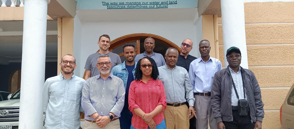 ASARECA's tweet photo. Mr. Gaetano Ladisa spoke from Addis Ababa, Ethiopia via zoom connection. Earlier yesterday, Gaetano with a team from CIHEAM Bari, Italy held a planning meeting with #ASARECA and Water Resources Centre, Ethiopia for today's workshop. https://t.co/OvdEnlvidW